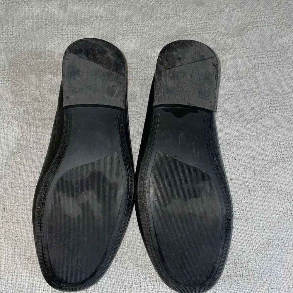 Sandro Moscoloni Men’s Casual Loafers Size 8.5 M Black Leather Going out Party